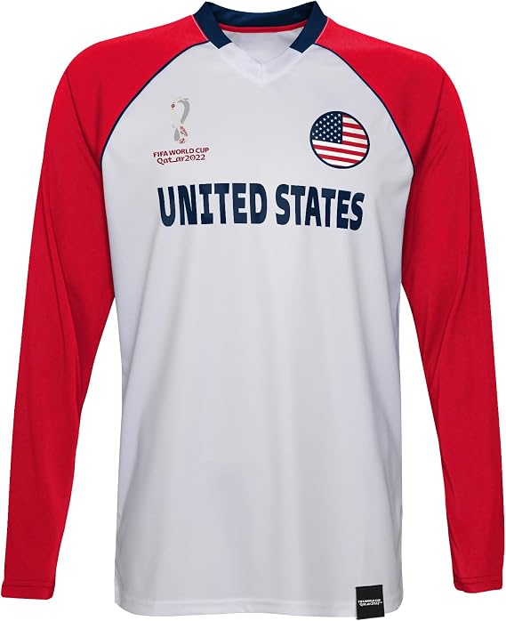Outerstuff International Soccer Mens FIFA World Cup Classic Third Long Sleeve Jersey
