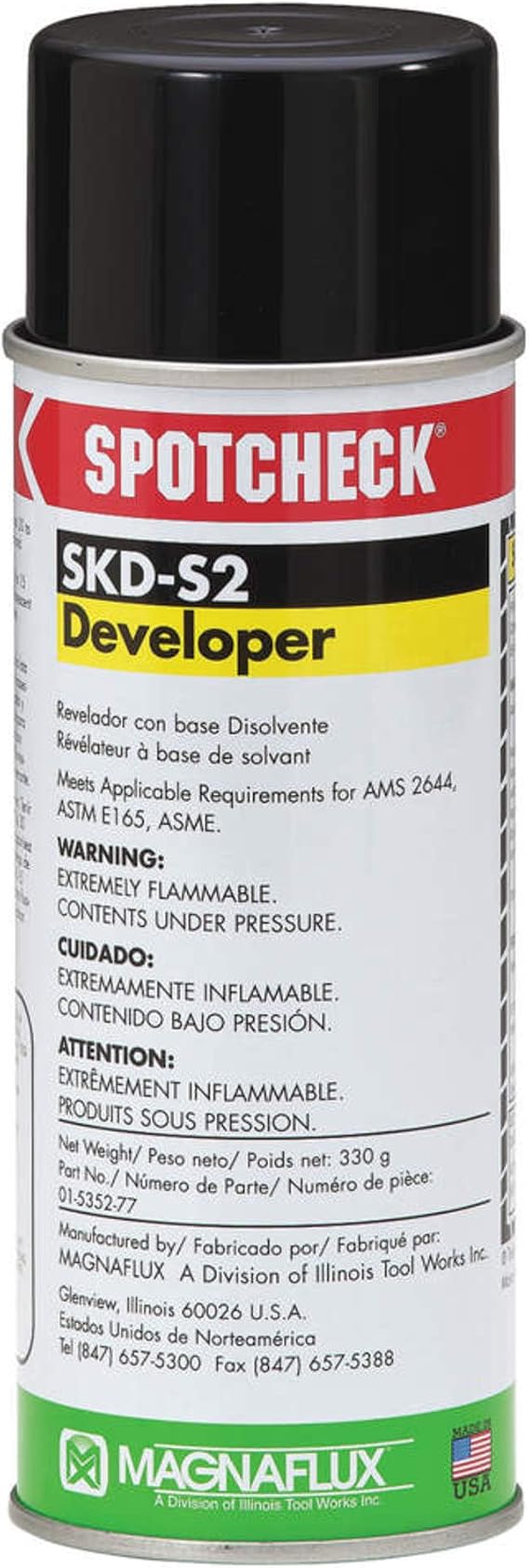 Penetrant, Developer, 16 oz