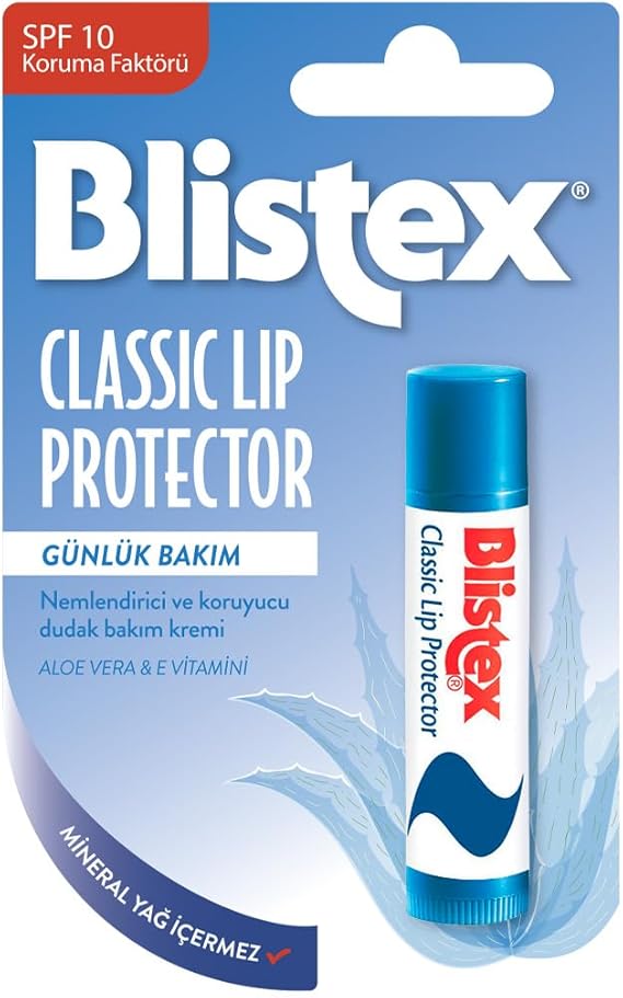 Blistex Classic Lip Protector Nemlendirici ve Koruyucu Dudak Bakım Kremi SPF 10