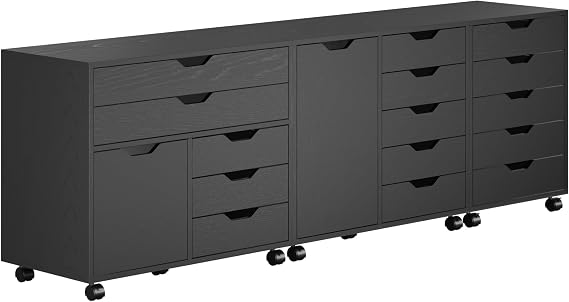 Winsome Halifax 3-Pc Set Cabinets, Black
