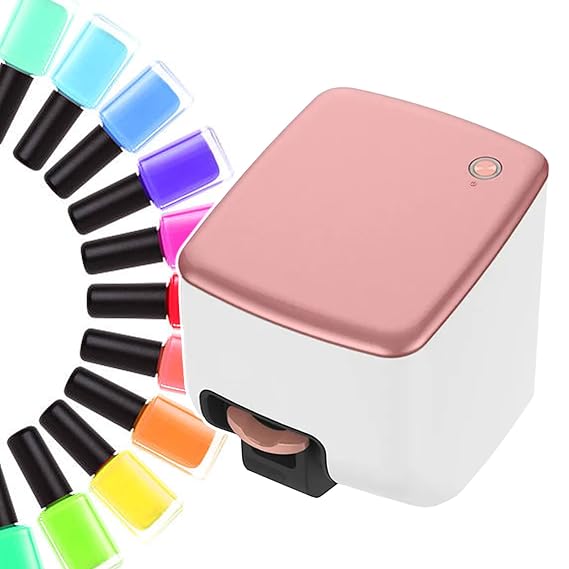 Nail Art Printing Machine Automatic Nail Customized Art Nail Technology Machine Nail Painting Equipment For Home Travel Party