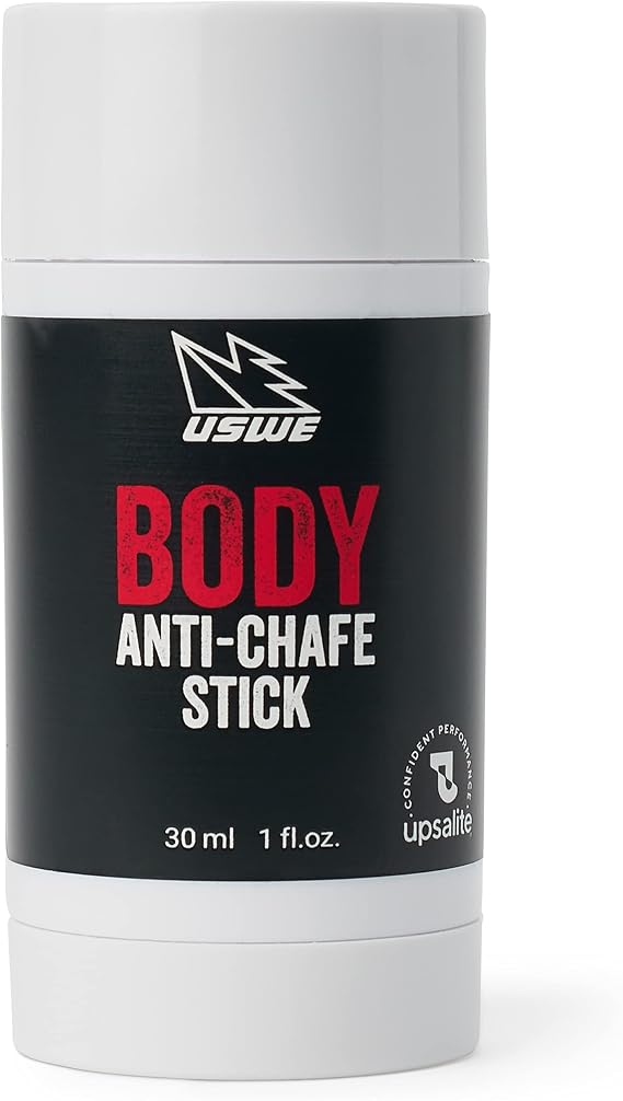 USWE Anti-Chafe Stick - Chafing & Blistering Prevention for Running, Hiking, Biking, Swimming & More - 1 oz/30 ml