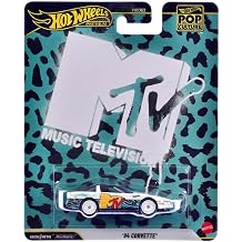 Hot Wheels MTV Premium Pop Culture '84 Corvette Die Cast Car
