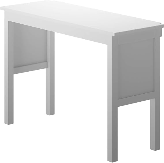 Max & Lily Desk For High Loft Bed, White