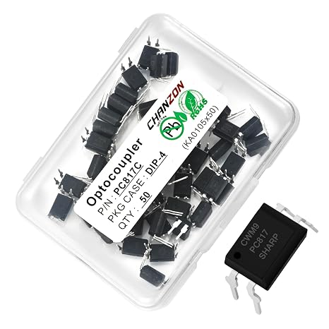 Chanzon 50pcs PC817C Phototransistor Optocoupler DIP Installation DIP-4