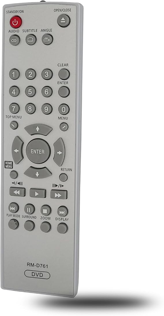 Replacement Remote Control for Pioneer VXX2703 DV-434 DV-444 DV-260S DV-353 DV-353K DV-3535S DVD Player