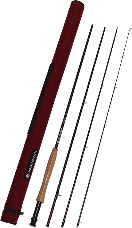 Redington Trace Fly Rod with Rod Tube (T-386-4) 4 Piece Rod 3 Weight 8 ft 6 in