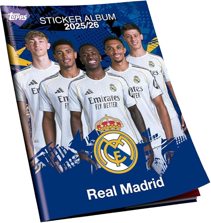 Real Madrid Sticker Album 2025/26 – Official Topps Edition – Complete Set
