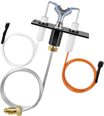 Zhenx IPI Pilot Assembly 2090-012 Natural Gas NG Fireplace, Pilot Assembly Replacement, Compatible with Heat-N-Glo, Quadra-Fire, Heatilator Majestic and Outdoor Lifestyle fireplaces and stoves