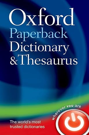 Oxford Paperback Dictionary and Thesaurus