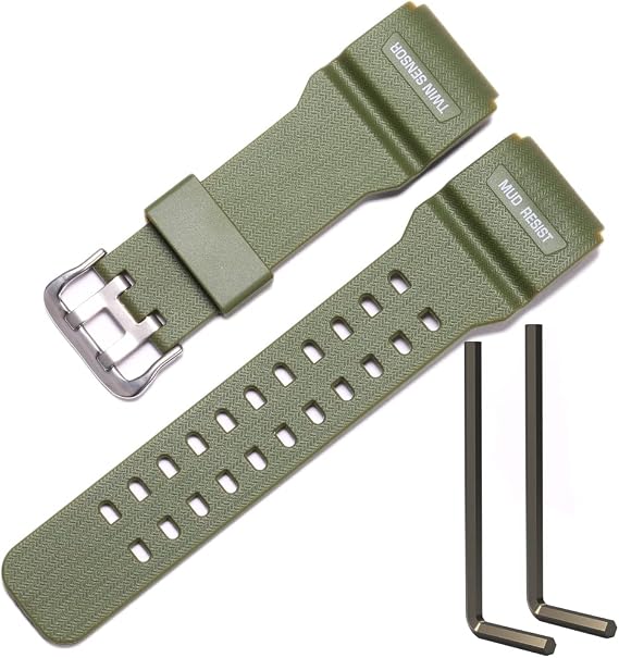Resin Strap Replacement for Caiso mudmaster GG1000 GWG100 GSG100 watch band