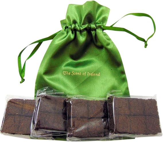 Irish Turf Peat Refills Bulk Pack with 24 Mini Sods in a Scent of Ireland Gift Bag