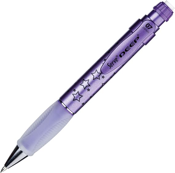 Serve Deep Mekanİk Kursun Klm 07mm Metalik Mor Yildiz Desenİ