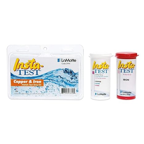 LaMotte Test Strip, Iron, Copper, PK25
