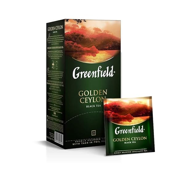 Greenfield Golden Ceylon Black Tea, 25 Tea Bags