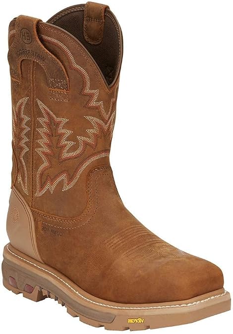 Justin Men's Commander Montana Waterproof 11" Nano Composite Work Boot