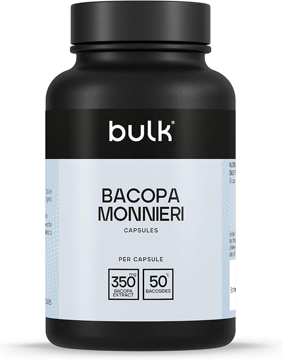 Bulk Bacopa Monnieri Capsules, 350 mg, Pack of 90