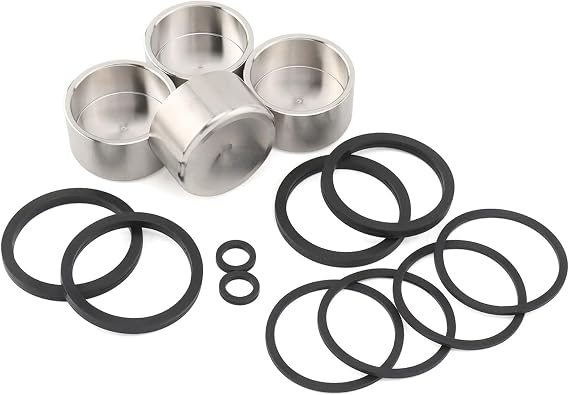 Front/Rear Brake Caliper Rebuild Kit 44313-00 for Harley Sportster XL Dyna Softail Touring Road King Electra Road Street Glide