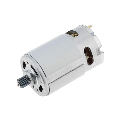 RS550 9Teeth DC Motor with Gearbox 7.9mm 14.4V 25000RPM Micro Motor Precision Tool for DIY Electric Saw Motor Projects Hobbies