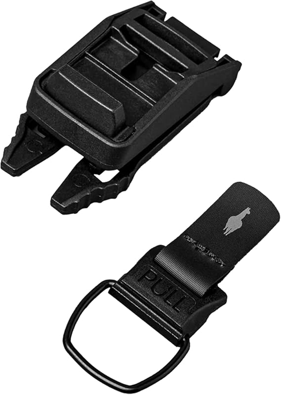 ALPAKA HUB Tactical Clip - EDC Gear Clips - MOLLE Accessories - HUB Keychain - Webbing Belt Clip with Locking Mechanism, Compatible HUB Ecosystem