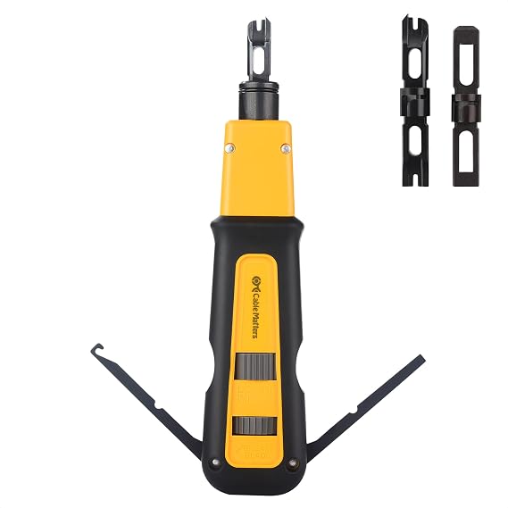 Cable Matters Punch Down Tool with 110 & 66 Blade for Cat 8/7/6A/6/5e | RJ45 Ethernet Punch Tool, Keystone Punchdown Device