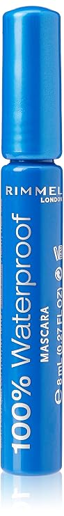 100% Waterproof Mascara 8ml - 001 Black Black