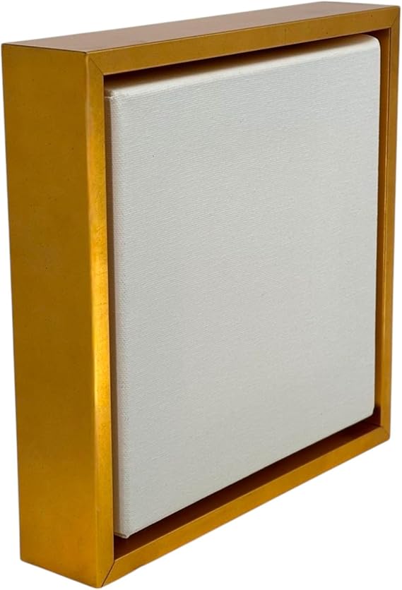 Gold Floater frame for 1.5" deep canvas, (multiple sizes) (8x10")