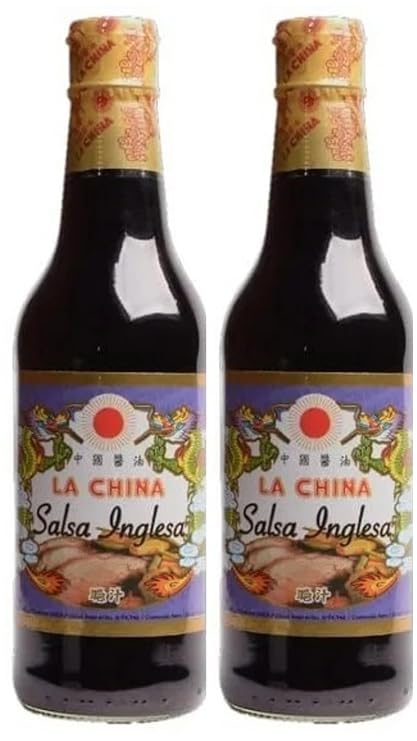 2 Pack of Worcestershire Sauce La China Salsa Inglesa 10.14oz Bottles