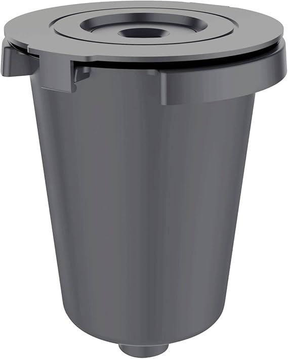 Cuisinart SS-RFC HomeBarista Reusable Filter Cup Brew Coffee or Tea and Drop Wasteful Plastic from Single-Serve Pods with Sustainable Coffee Accessories, Gray