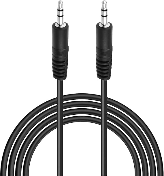 3.5mm 5ft Male to Male AUX in Cable Audio Line Out to Audio in Cord for Gateway 2000 Altec Lansing Multimedia Computer Speaker System Powered Subwoofer ACS90 ACS251 ACS410 ACS