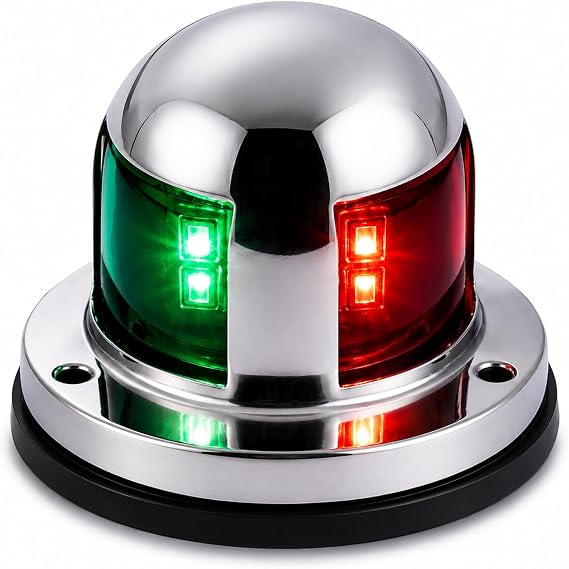 Boat Navigation Lights LED Marine Nav Light Red Green Bow Stern Light