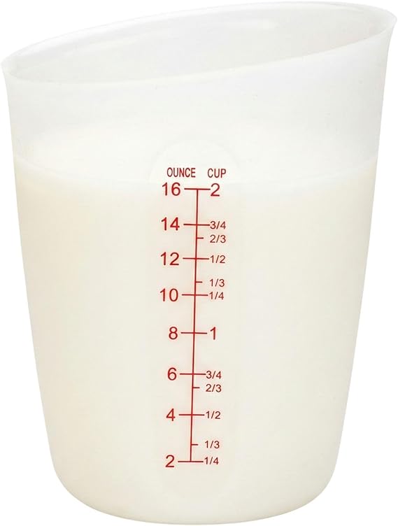 Restaurantware Silicone Cup Measuring Cup, 4.5 x 3.1 x 5.8 In