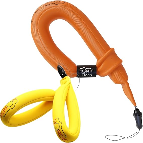 Nordic Flash Camera Floats 1p Orange Bundle with Camera Floats 2p Yellow