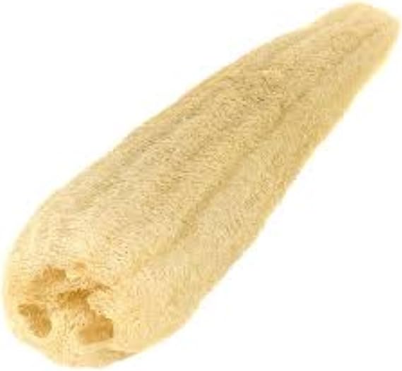 One Whole Egyptian Loofah 100% Natural SPA Beauty Bath Sponge Body Scrubber Puff. Premium Quality Lofa Loofa Luffa Loffa for exfoliating Your Skin.