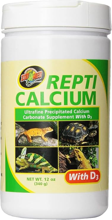 ZooMed Repti Calcium with D3 Reptile Supplement Powder 12-Ounce