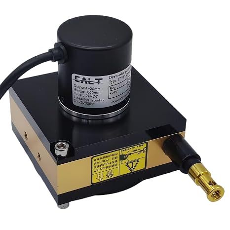 CALT 2000mm Draw Wire Encoder 24Vdc Supply 4-20mA Output