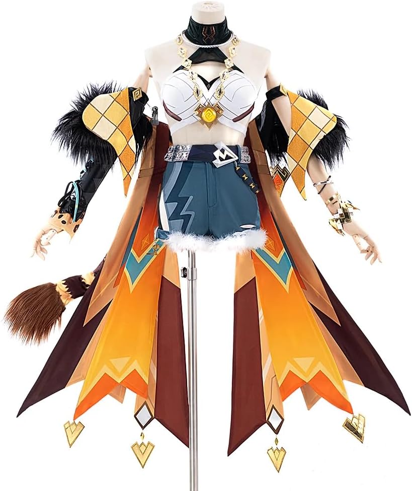 KIRA KIRA Genshin Xilonen Cosplay Costumes Doki-N Game Genshin Impact Natlan Xilonen Costume Outfit Plus Size