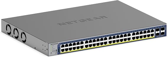 NETGEAR 52-Port PoE Gigabit Ethernet Smart Managed Switch (GS752TXP)