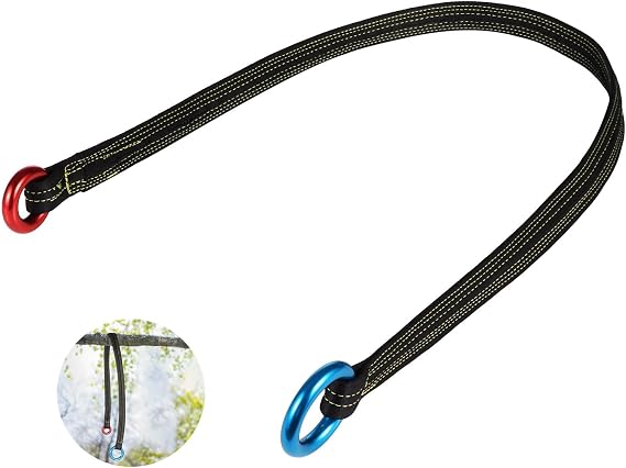Climbing Cambium Saver Loop Belt, Tree Arborist Friction Saver, Tree Climbing Rope, Tree Sling Retrievable