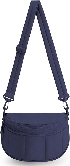 BAGSMART Crossbody Bags for Women Travel Purse, Puffer Bum Bag Handbag Wallets, Crossbody Fanny Packs for Travel & Work