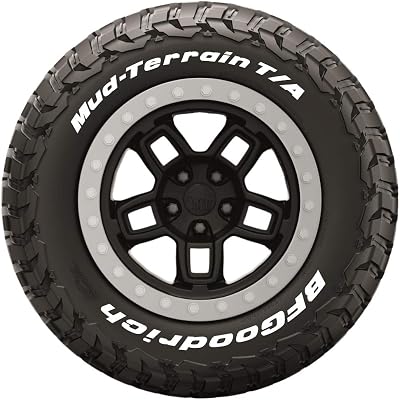 Tire Stickers - Official BFGoodrich Tire Letters for KM3 Tires - Add-On Tire Accessory - White Edition - 1 Tire