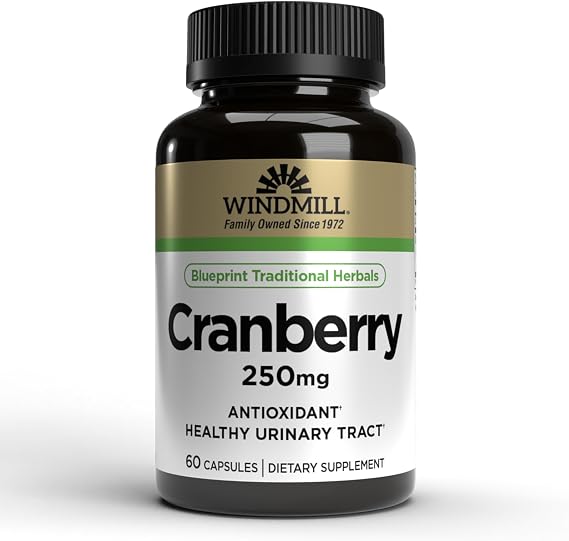Windmill Cranberry 250 Mg Caps 60'S Windmill