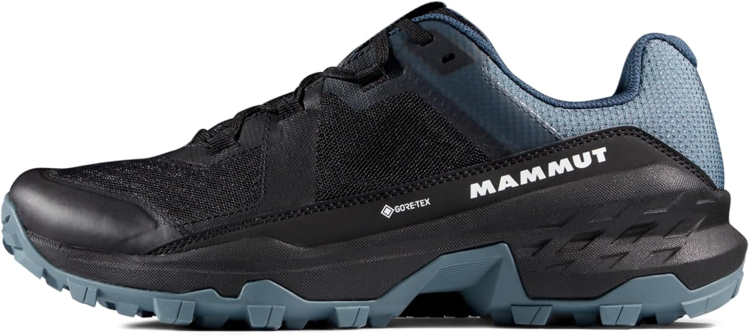 Mammut Mens Girun II Low GTX Hiking Shoes, Lightweight Gore-TEX, Breathable Mesh, Grippy Outsole for Comfort