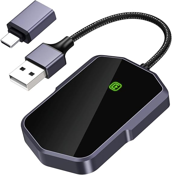 Wireless CarPlay Adapter for iPhone, Convert Wired to Wireless