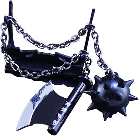 Sky-Piercing Fang,Himejima Gyoumei Anime Game Equipment Metal Model 40Cm/15.74In Ornaments, Cosplay Show Props Mini Desktop Decoration Crafts Collection