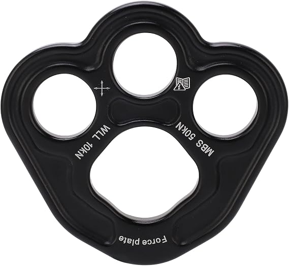 Rigging Plate 3 Holes Space Aluminium 50KN Uniform Force Equipment for Outdoors