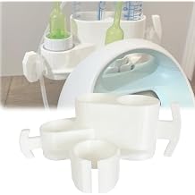 Bottle & Hose Holder for Spectra Breast Pump | for S1/S2, Breast Pump Bottle and Hose Holder, Organize and Simplify Your Pumping Journey, Easy Use (White)