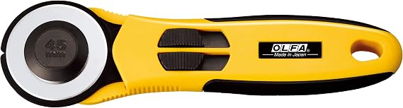 OLFA 45mm Quick-Change Rotary Cutter (RTY-2/NS) - Split Cover, Ambidextrous