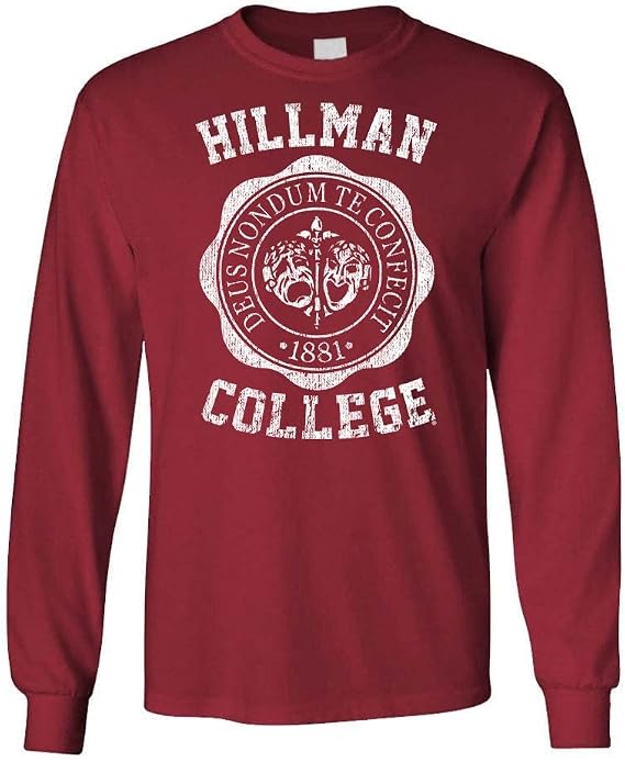 The Goozler Hillman College - Retro 80s Sitcom tv - Long Sleeved T-Shirt