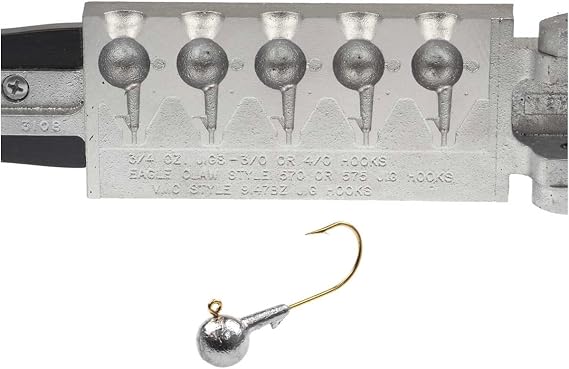 Do It Mold Round Head Jig Sz: 3/4 oz Collar: Reverse Bar